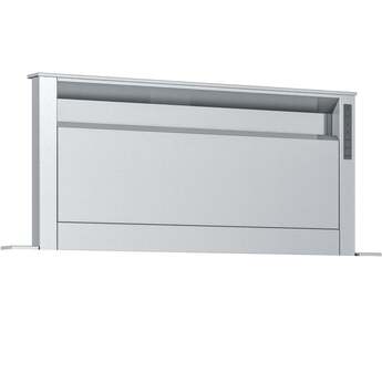 Bosch Built-In Downdraft with 3-Speeds, Multiple Ducting Options, Recirculation Mode, Charcoal Filter, Splatter Guard and Retractable Design (Blower Sold Separately): Stainless Steel