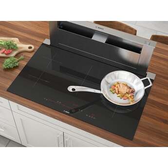 Bosch Built-In Downdraft with 3-Speeds, Multiple Ducting Options, Recirculation Mode, Charcoal Filter, Splatter Guard and Retractable Design (Blower Sold Separately): Stainless Steel — thumbnail 10