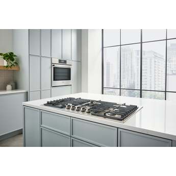 Bosch Built-In Downdraft with 3-Speeds, Multiple Ducting Options, Recirculation Mode, Charcoal Filter, Splatter Guard and Retractable Design (Blower Sold Separately): Stainless Steel — thumbnail 14