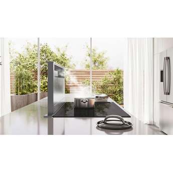 Bosch Built-In Downdraft with 3-Speeds, Multiple Ducting Options, Recirculation Mode, Charcoal Filter, Splatter Guard and Retractable Design (Blower Sold Separately): Stainless Steel — thumbnail 6
