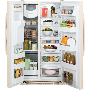 GE 36" 25.4 cu. ft. Bisque Side-By-Side Refrigerator - Energy Star — thumbnail 4