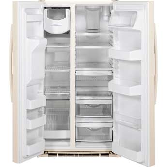 GE 36" 25.4 cu. ft. Bisque Side-By-Side Refrigerator - Energy Star — thumbnail 5