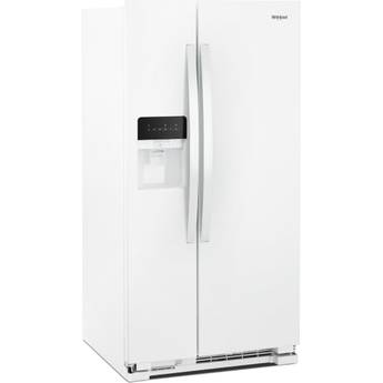 Whirlpool 33" 21 cu.ft. White Side-by-Side Refrigerator