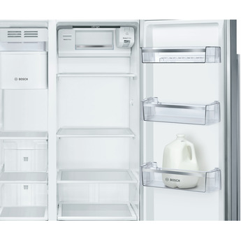 Bosch 300 Series 20.2 cu. ft. Stainless Steel Counter Depth Side-By-Side Refrigerator - Energy Star — thumbnail 11