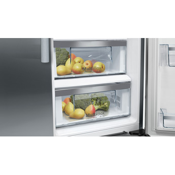 Bosch 300 Series 20.2 cu. ft. Stainless Steel Counter Depth Side-By-Side Refrigerator - Energy Star — thumbnail 2
