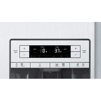 Bosch 300 Series 20.2 cu. ft. Stainless Steel Counter Depth Side-By-Side Refrigerator - Energy Star — thumbnail 3