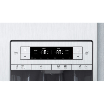 Bosch 300 Series 20.2 cu. ft. Stainless Steel Counter Depth Side-By-Side Refrigerator - Energy Star — thumbnail 6