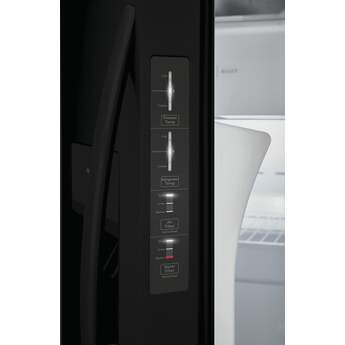 Frigidaire FRSS2623AB 36 Inch Side by Side Refrigerator, in Black — thumbnail 10