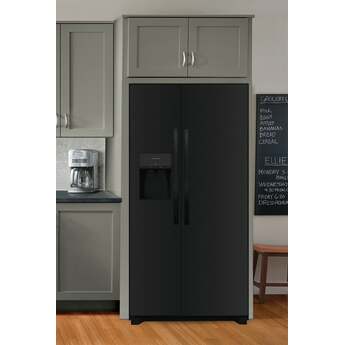 Frigidaire FRSS2623AB 36 Inch Side by Side Refrigerator, in Black — thumbnail 6
