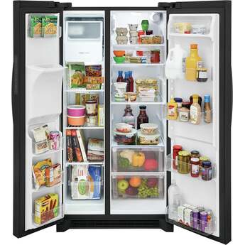 Frigidaire FRSS2623AB 36 Inch Side by Side Refrigerator, in Black — thumbnail 7