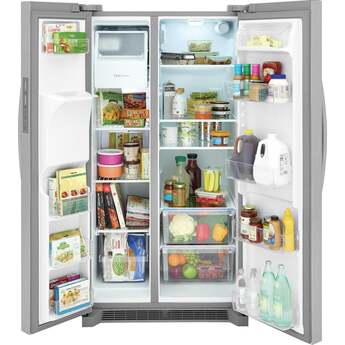 Frigidaire FRSS2623AS 36 Inch Side by Side Refrigerator, in Stainless Steel — thumbnail 7