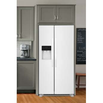 Frigidaire FRSS2623AW 36 Inch Side by Side Refrigerator, in White — thumbnail 2