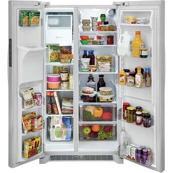 Frigidaire FRSS2623AW 36 Inch Side by Side Refrigerator, in White — thumbnail 9