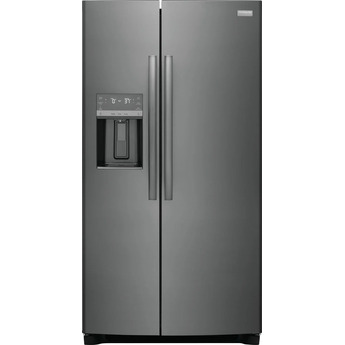 Frigidaire GRSS2652AD Gallery Series 36 Inch Side by Side Refrigerator, in Black Stainless Steel