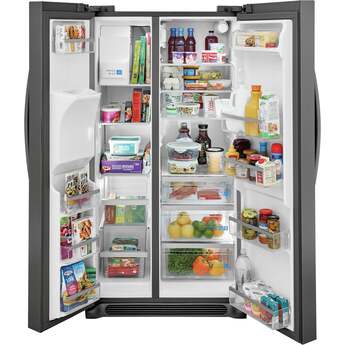 Frigidaire GRSS2652AD Gallery Series 36 Inch Side by Side Refrigerator, in Black Stainless Steel — thumbnail 10
