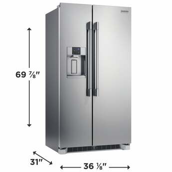 Frigidaire Professional PRSC2222AF  36 Inch Freestanding Counter Depth Side by Side Refrigerator — thumbnail 7
