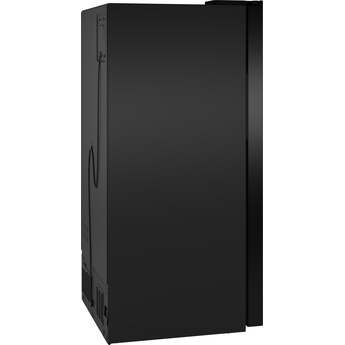 GE 36 Inch 25 Cu. Ft. Standard Depth Side By Side Refrigerator With External Dispenser And Energy Star Rating: Black — thumbnail 3