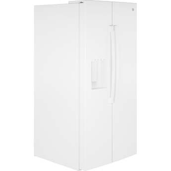 GE 36 Inch 25 Cu. Ft. Standard Depth Side By Side Refrigerator With External Dispenser And Energy Star Rating: White — thumbnail 11