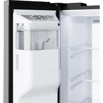 GE 36 Inch 25 Cu. Ft. Standard Depth Side By Side Refrigerator With External Dispenser And Energy Star Rating: Fingerprint Resistant Stainless Steel — thumbnail 30