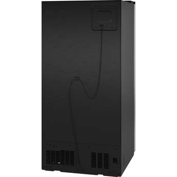 GE 36 Inch 25 Cu. Ft. Standard Depth Side By Side Refrigerator With External Dispenser And Energy Star Rating: Fingerprint Resistant Stainless Steel — thumbnail 9