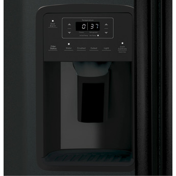 GE GSS23GGPBB 33 Inch Black Freestanding Side by Side Refrigerator — thumbnail 13