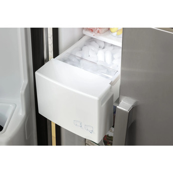 GE GSS23GGPBB 33 Inch Black Freestanding Side by Side Refrigerator — thumbnail 5