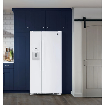 GE GSS23GGPWW 33 Inch White Freestanding Side by Side Refrigerator — thumbnail 24