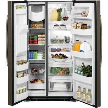 GE GSS25GMHES 36 Inch Slate Freestanding Side by Side Refrigerator — thumbnail 12