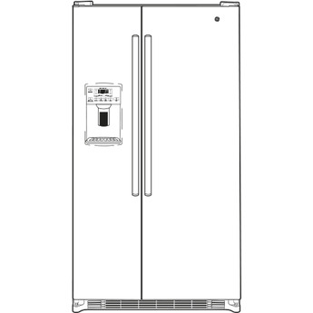GE GSS25GMHES 36 Inch Slate Freestanding Side by Side Refrigerator — thumbnail 15