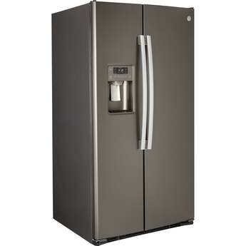 GE GSS25GMHES 36 Inch Slate Freestanding Side by Side Refrigerator — thumbnail 8
