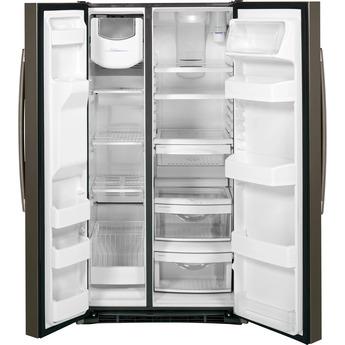 GE GSS25GMHES 36 Inch Slate Freestanding Side by Side Refrigerator — thumbnail 9