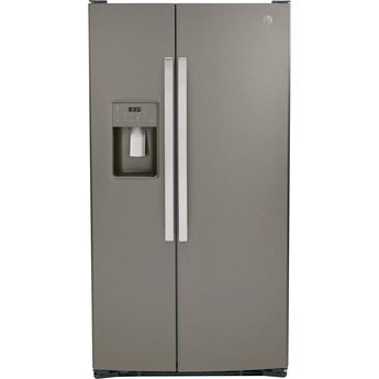 GE GSS25GMPES 36 Inch Slate Freestanding Side by Side Refrigerator