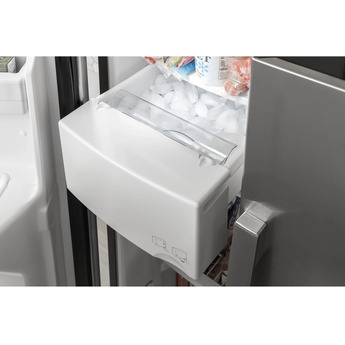 GE GSS25GMPES 36 Inch Slate Freestanding Side by Side Refrigerator — thumbnail 4