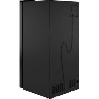 GE 36 Inch Standard Depth Refrigerator With External Dispenser And ADA Compliant Rating: Black — thumbnail 2