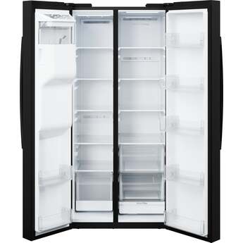 GE 36 Inch Standard Depth Refrigerator With External Dispenser And ADA Compliant Rating: Black — thumbnail 24