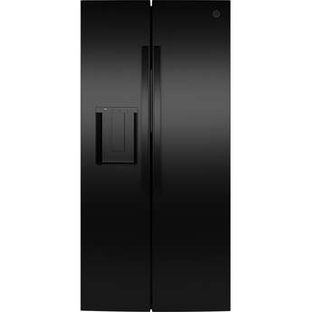 GE 36 Inch Standard Depth Refrigerator With External Dispenser And ADA Compliant Rating: Black — thumbnail 32