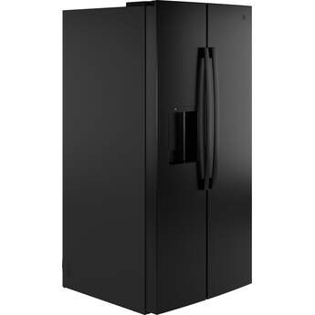 GE 36 Inch Standard Depth Refrigerator With External Dispenser And ADA Compliant Rating: Black — thumbnail 35