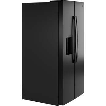 GE 36 Inch Standard Depth Refrigerator With External Dispenser And ADA Compliant Rating: Black — thumbnail 36