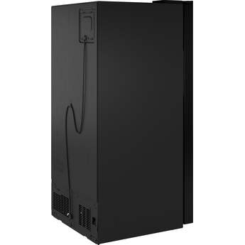 GE 36 Inch Standard Depth Refrigerator With External Dispenser And ADA Compliant Rating: Black — thumbnail 4