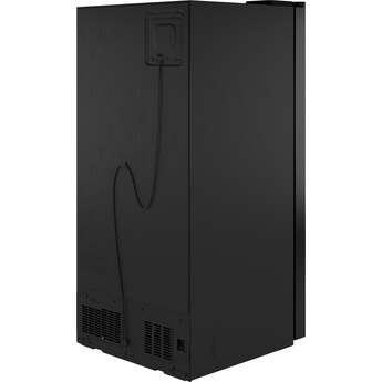 GE 36 Inch Standard Depth Refrigerator With External Dispenser And ADA Compliant Rating: Black — thumbnail 5