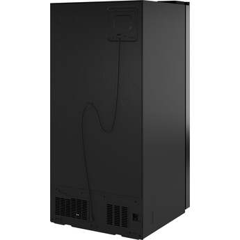 GE 36 Inch Standard Depth Refrigerator With External Dispenser And ADA Compliant Rating: Black — thumbnail 6