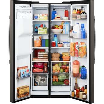 GE 36 Inch Standard Depth Refrigerator With External Dispenser And ADA Compliant Rating: Slate — thumbnail 25