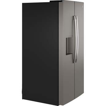 GE 36 Inch Standard Depth Refrigerator With External Dispenser And ADA Compliant Rating: Slate — thumbnail 36