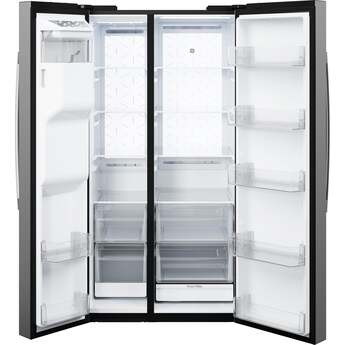 GE 36 Inch 28 Cu. Ft. Standard Depth Refrigerator With External Dispenser, Hidden Hinge And Wifi: Fingerprint Resistant Stainless Steel — thumbnail 10