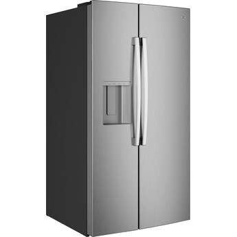GE 36 Inch 28 Cu. Ft. Standard Depth Refrigerator With External Dispenser, Hidden Hinge And Wifi: Fingerprint Resistant Stainless Steel — thumbnail 14