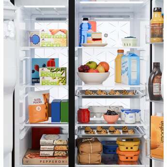 GE 36 Inch 28 Cu. Ft. Standard Depth Refrigerator With External Dispenser, Hidden Hinge And Wifi: Fingerprint Resistant Stainless Steel — thumbnail 20