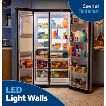 GE 36 Inch 28 Cu. Ft. Standard Depth Refrigerator With External Dispenser, Hidden Hinge And Wifi: Fingerprint Resistant Stainless Steel — thumbnail 26
