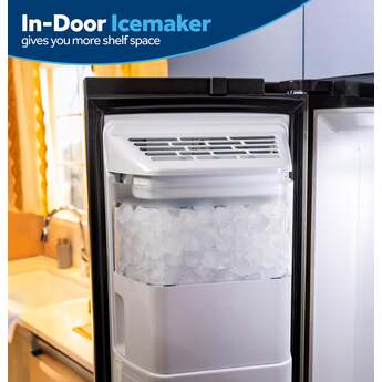 GE 36 Inch 28 Cu. Ft. Standard Depth Refrigerator With External Dispenser, Hidden Hinge And Wifi: Fingerprint Resistant Stainless Steel — thumbnail 29