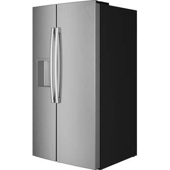 GE 36 Inch 28 Cu. Ft. Standard Depth Refrigerator With External Dispenser, Hidden Hinge And Wifi: Fingerprint Resistant Stainless Steel — thumbnail 30