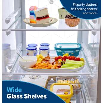 GE 36 Inch 28 Cu. Ft. Standard Depth Refrigerator With External Dispenser, Hidden Hinge And Wifi: Fingerprint Resistant Stainless Steel — thumbnail 5